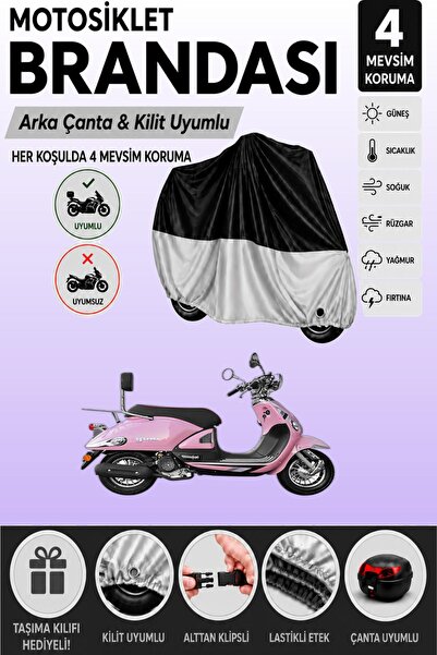 Cemku Double Black Top - Gray Bottom, Rear Bag Compatible Yuki Zn-100T-E5 Leg...
