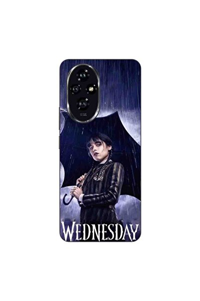 OEM Husa compatibila cu Honor 200 Silicon Gel Tpu Model Wednesday Umbrella