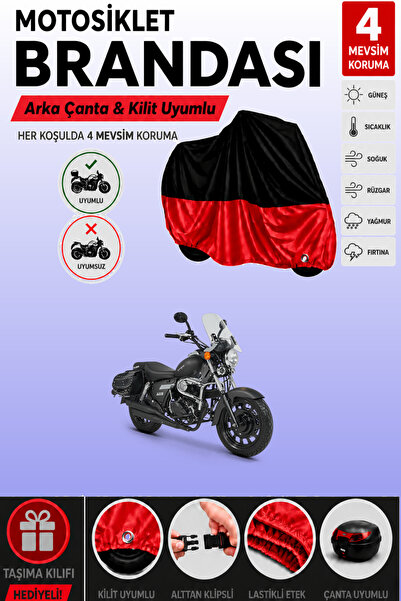 Cemku Double Black Top - Red Bottom, Rear Bag Compatible Kuba Superlight 125 ...