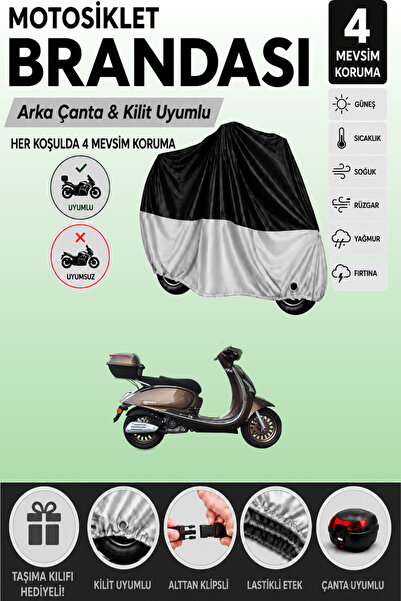 Cemku Double Black Top - Gray Bottom, Rear Bag Compatible Yuki Margherita 50 ...