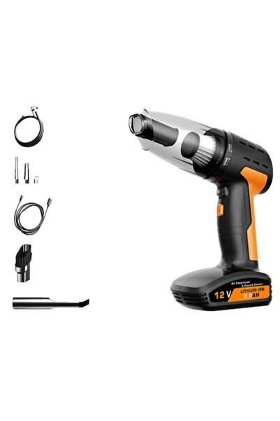COSDIMI 4-in-1 Multifunctional Car Vacuum Cleaner, COSDIMI, with 2000 mAh Bat...