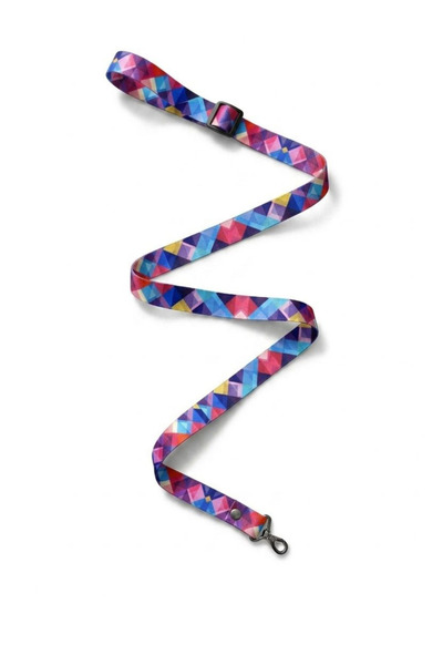 MİHAVLA Recycled Eco-Friendly Adjustable Cat and Dog Collar (Pink Checkered Pattern)