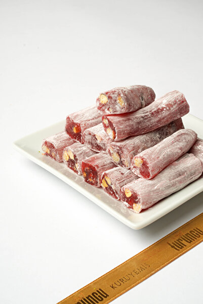 Turuncu Kuruyemiş Antep Fıstıklı Narlı Fitil Lokum 250 gr