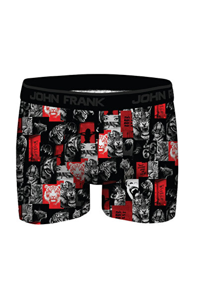 John Frank DİJİTAL BASKILI MODAL BOXER MULTICOLOR