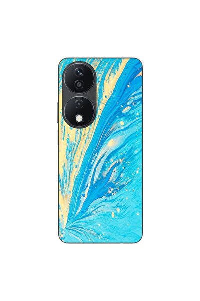 OEM Husa compatibila cu Honor X7b Silicon Gel Tpu Model Aqua Bloom