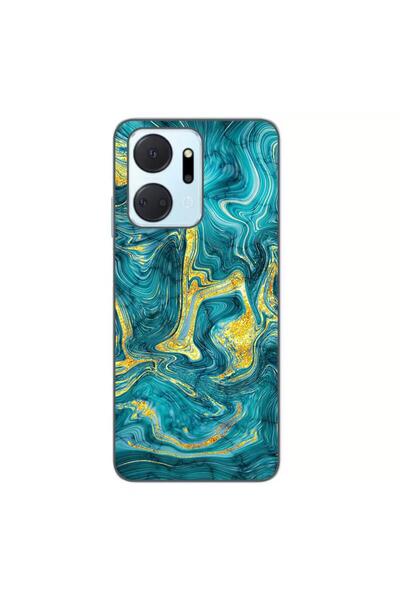 OEM Husa compatibila cu Honor X7a Silicon Gel Tpu Model Abstract Gemstone Glow