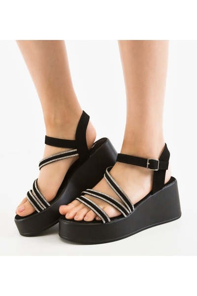 BENOTTİ Sandale dama Svaltar Negre