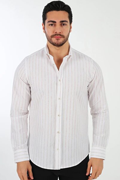 Brango Men's Striped Shirt
