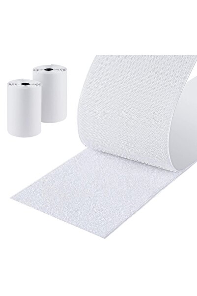 ÇUKUROVA ÜTÜ Double-Sided White Cloth Strap (Including Female and Male Straps...