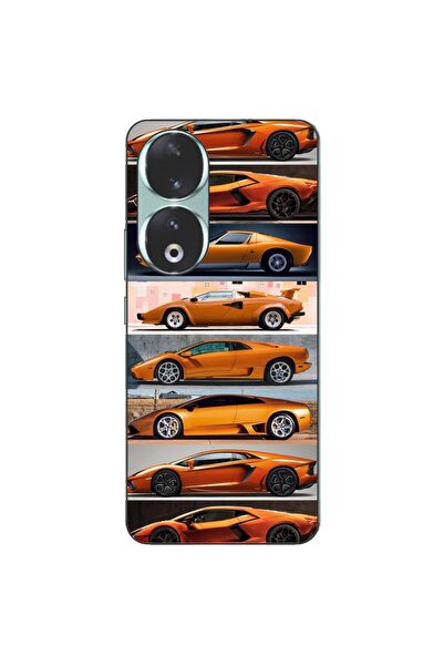 OEM Husa compatibila cu Honor 90 5G Silicon Gel Tpu Model Masini Lamborghini
