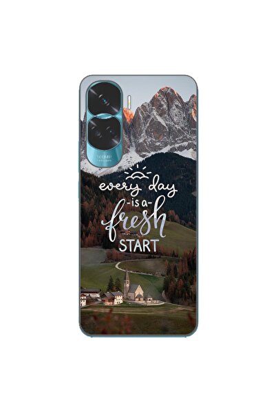 OEM Husa compatibila cu Honor 90 Lite 5G Silicon Gel Tpu Model Mesaj Fresh Start