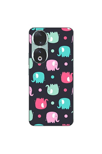 OEM Husa compatibila cu Honor 90 5G Silicon Gel Tpu Model Pattern Elefant