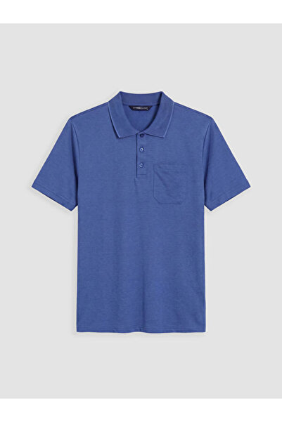 LC Waikiki RMZ GİYİM FARKİLYA Devrik Roba Yaka Pike Tricou pentru bărbați