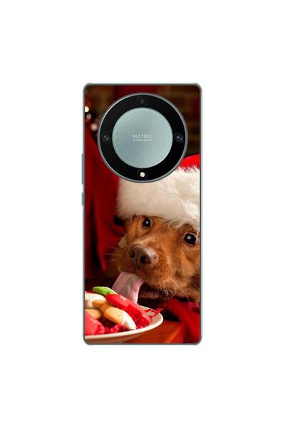 OEM Husa compatibila cu Honor Magic 5 Lite Silicon Gel Tpu Model Craciun Dog ...