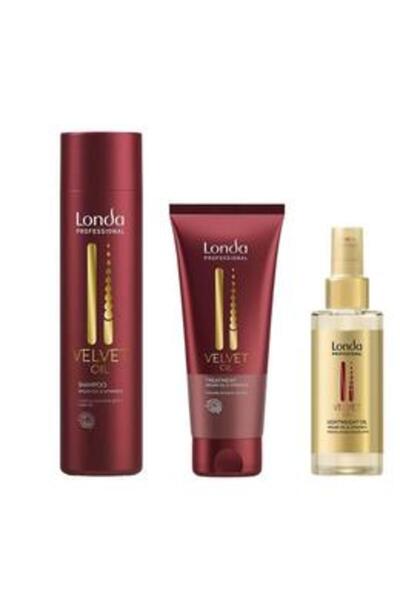Londa Professional Pachet cu Ulei de Argan - Velvet Oil: Sampon 250 ml, Masca...