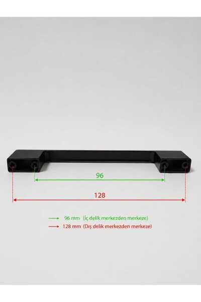 GOLDKULP 10'LU-İnce Köprü Metal Dolap Kulpu Mutfak Banyo Çekmece Kulpu-96/128mm