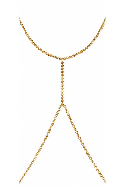 JİMNY JEWELRY Curva Çelik Vücut Zinciri Kolyesi