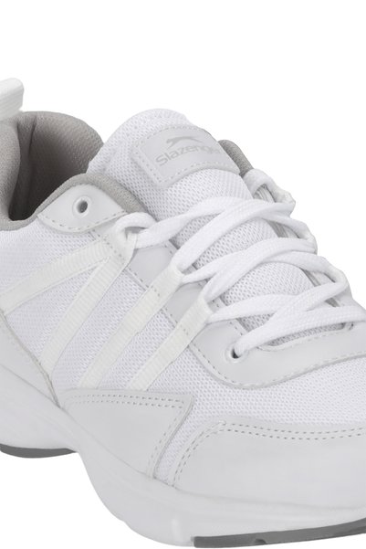 Slazenger POLISH I Pantofi sport albi pentru alergare și mers pentru femei