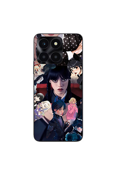 OEM Husa compatibila cu Honor X6a Silicon Gel Tpu Model Wednesday Addams Cola...