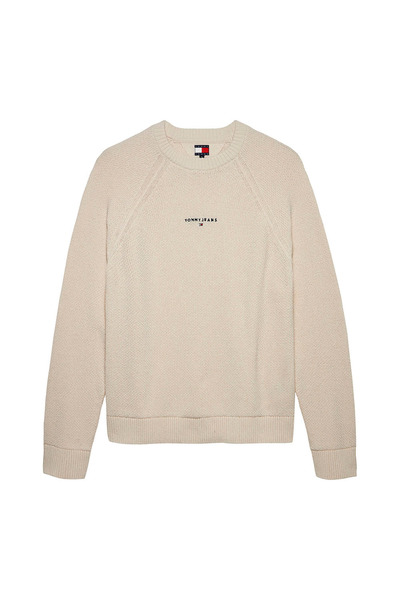 Tommy Hilfiger Mens Slim Raglan Linear Knit Sweater M