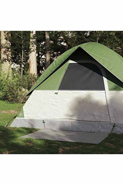 vidaxl Cort de camping cupola pentru 2 persoane, verde, impermeabil