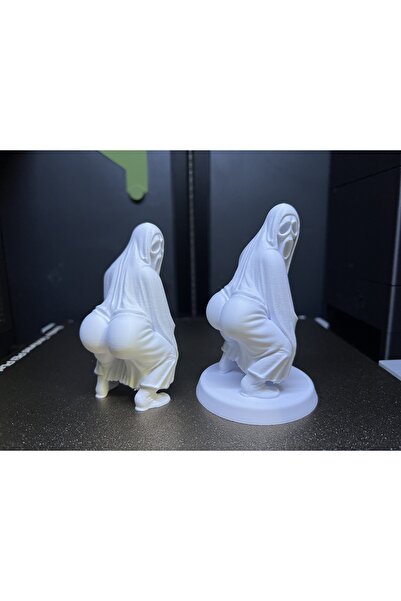 Ems Twerking Ghostface Figür Dekoratif Biblo