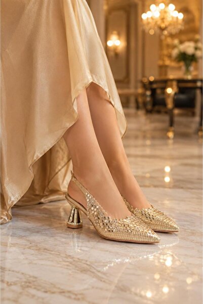 MODAONN Women's Stylish and Shimmering High Heels