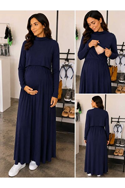 WOMEN Rochie lungă pentru alăptat