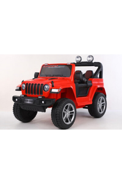 E-ANAMAG Electric car for children HZBB-6668, Red, 12 V, steering wheel+accel...