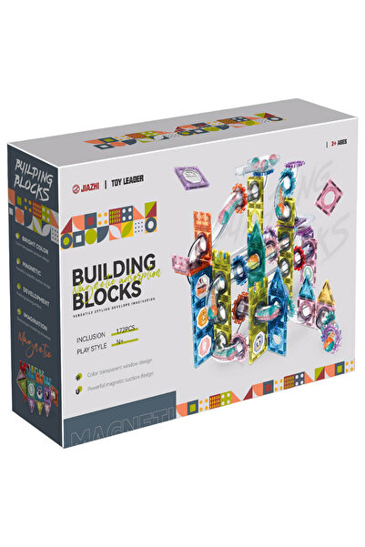 Little Learners - Rolling Ball Gear Magnetic Building Blocks - 172 Pcs