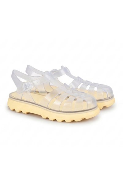 IGOR Sandale Vega Cristal pentru damă - Galben transparent S10361-228