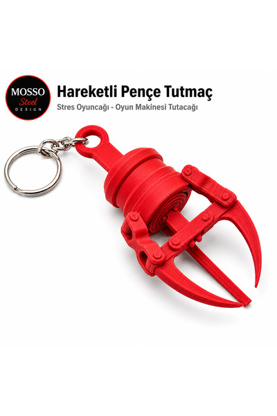 Mosso Steel Hareketli Pençe / Tutmaç / Kıskaçlı Stres Oyuncağı