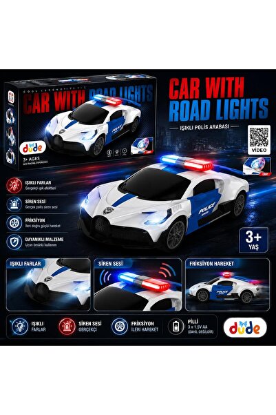 Toys Işıklı Polis Arabası