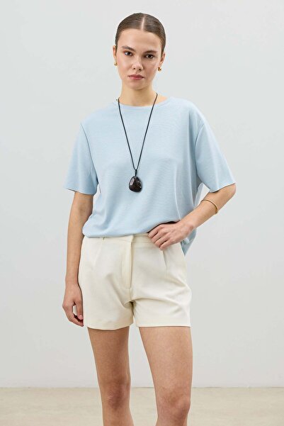 Antioch Baby Blue Draped Γυναικείο T-Shirt