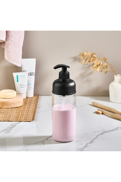 Mons Glass Liquid Soap Dispenser Lotion Bottle Soap Lotion Massage Oils Sunsc...