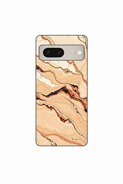 OEM Husa compatibila cu Google Pixel 8 Silicon Gel Tpu Model Desert Stone Marble