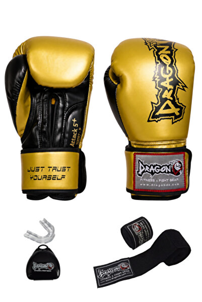 Dragondo Attack Boks Eldiveni Kick Boks Muay Thai Boks Eldiveni Bandaj Ve Diş...