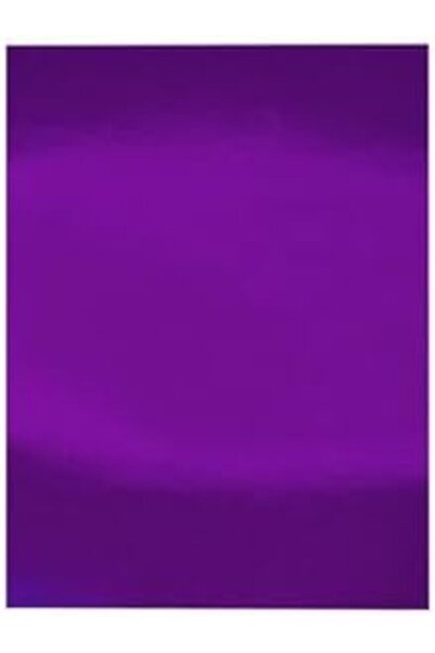Yıldızan Tamgün Mirrored Metallic Background Cardboard Purple 50X70Cm 5 Piece...