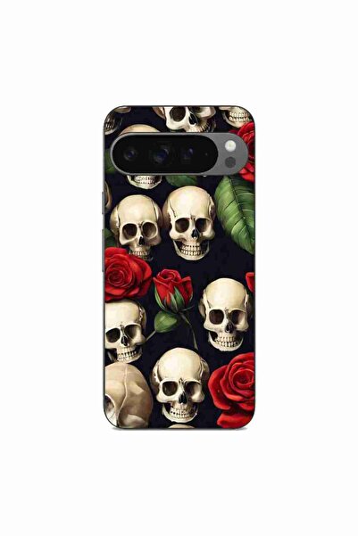 OEM Husa compatibila cu Google Pixel 9 Pro XL Silicon Gel Tpu Model Skulls an...