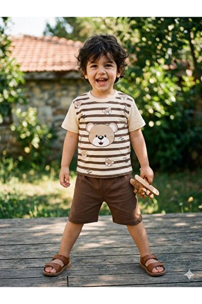 Milanlı Kids Boy's Cotton Summer Set (Top and Bottom)