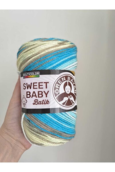 Ören Bayan Sweet Baby Batik El Örgü İpi 100g Renk 328