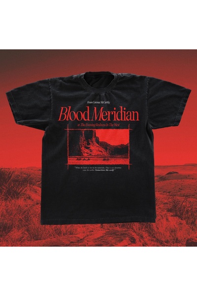 Grafftee Clothing Tricou oversize unisex cu imprimeu Blood Meridian