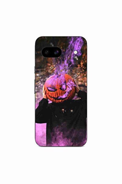 OEM Husa compatibila cu Google Pixel 8A Silicon Gel Tpu Model Halloween Cap D...