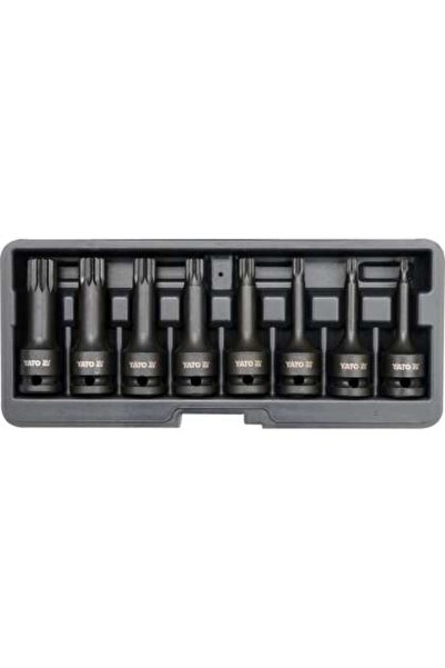 yato Set Chei Impact, 8 piese, M5-M18, 1/2'', CrMo
