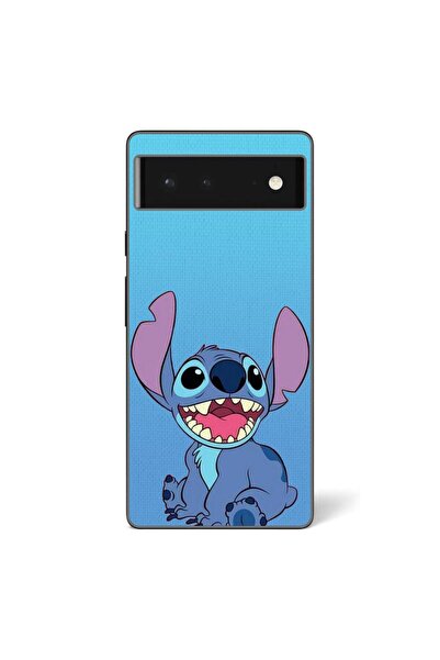 OEM Husa compatibila cu Google Pixel 6 Silicon Gel Tpu Model Stitch Blue