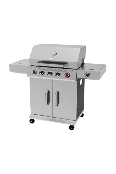 yato Grătar Pe Gaz Yao 5+1, 19Kw, Oțel Inoxidabil