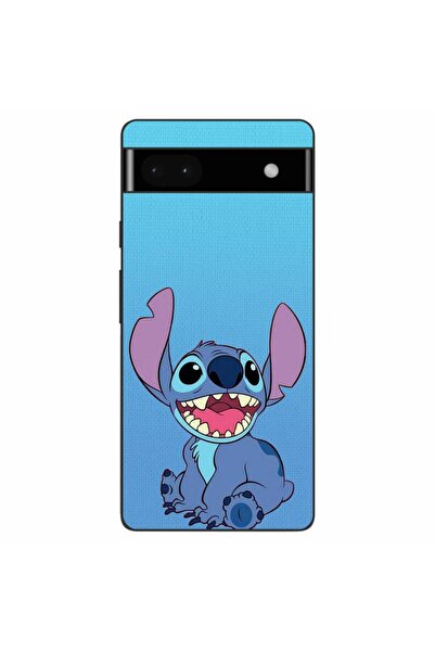 OEM Husa compatibila cu Google Pixel 6A Silicon Gel Tpu Model Stitch Blue
