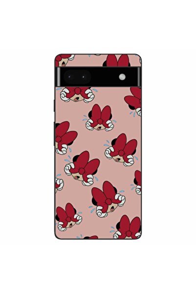 OEM Калъф, съвместим с Google Pixel 6A, силиконов гел TPU, с десен Мини Маус,...