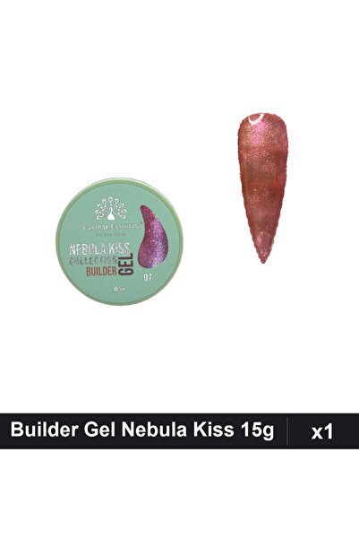 global fashion Builder Gel Nebula Kiss Nr.07 15g, Constructie Unghii UV/LED,