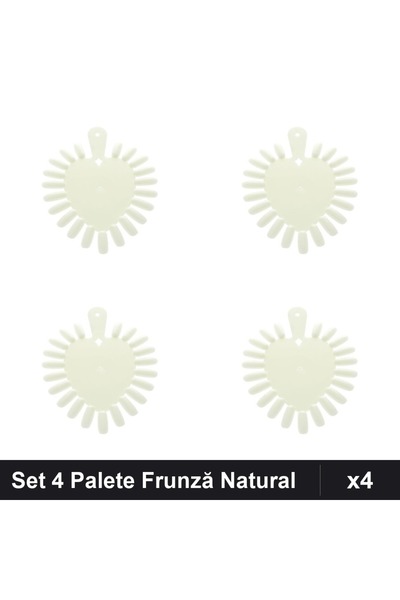 NAİLS Set 4 Palete Frunză Manichiură, Nuanțe Neutre, Paletă Unghii